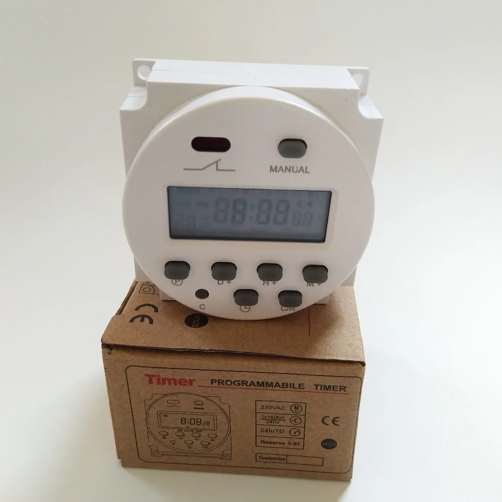 Таймерный переключатель CN101A тип A подключение переменного тока 220 В 110