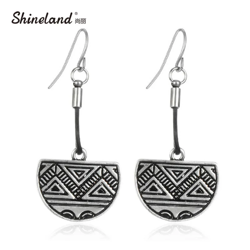 Серьги подвески женские кожаные в этническом стиле|jewelry cuff-links|jewelry anchoraccessories outlet |