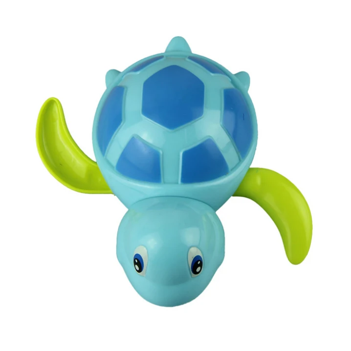 Милые смешанные животные новорожденные младенцы плавают черепаха рана цепь