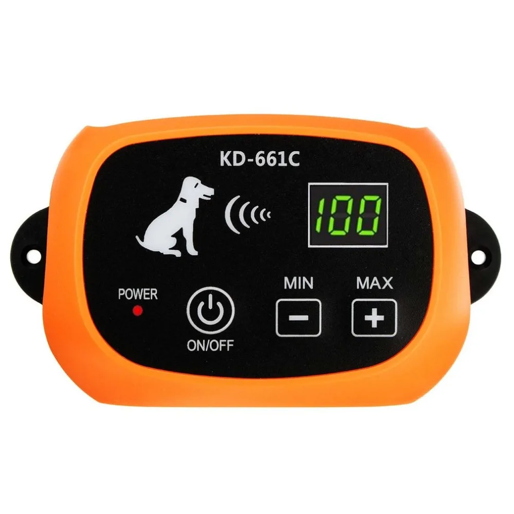 Беспроводной 1/2 собачий тренировочный ошейник электронный забор для домашних