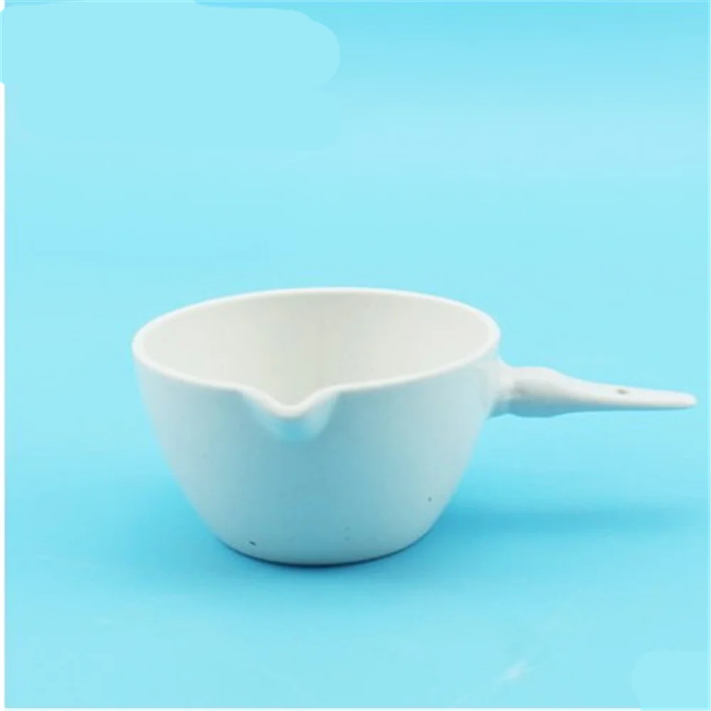 

1PCS 500ml Ceramic Evaporating dish flat bottom with handle For Laboratory