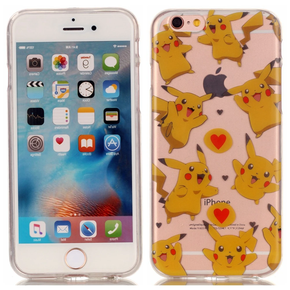 Довольно печатных Прозрачный шаблон Fundas чехол для iPhone 6 S плюс 5 5S SE ТПУ мягкий 7