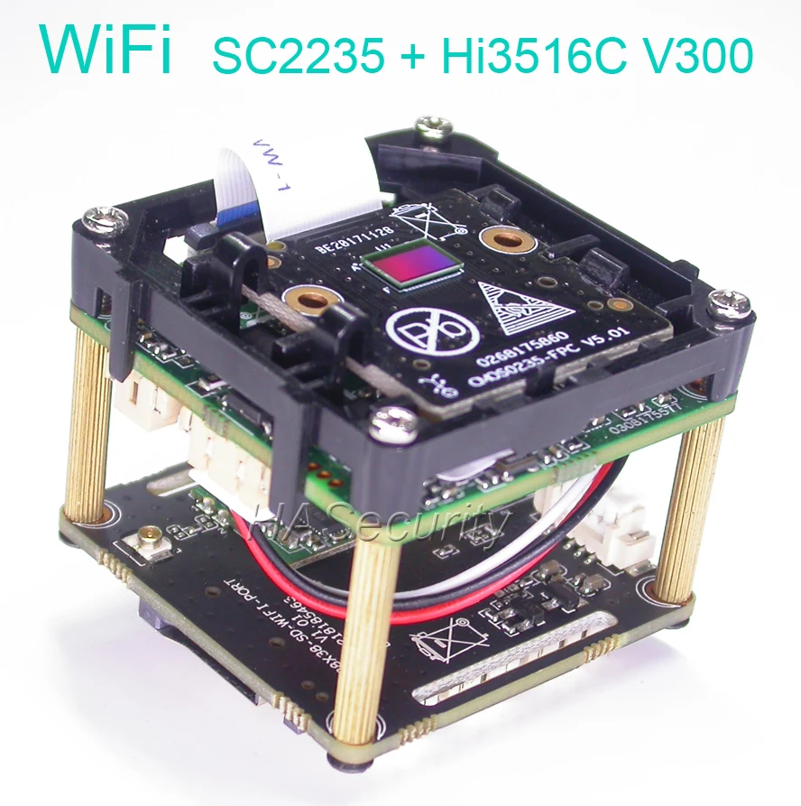 Wi-fi специальный объектив 3 7 мм H.265 H264 1/2.7 &quotSmartSens SC2235 CMOS + Hi3516C V300 камера