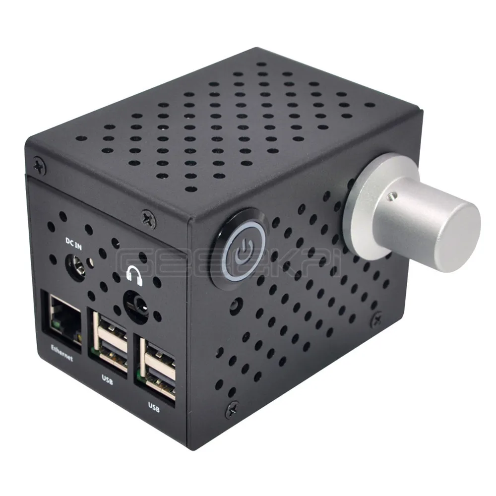 GeeekPi X400 V3.0 DAC + AMP Плата расширения с Full-HD аудио/дополнительный металлический чехол