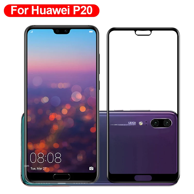 5D Защитная крышка для huawei Y9 P Smart P30 P20 Mate20 Lite закаленное стекло для Honor 8X 8C 8A 8 10 Lite защита экрана