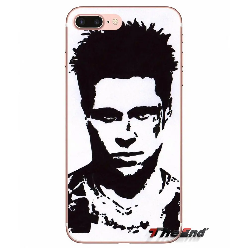 Чехол для iPhone X 4 4S 5 5S 5C SE 6 6S 7 8 Plus Samsung Galaxy J1 J3 J5 J7 A3 A5 2016 2017 edward norton fight club tyler durden|case