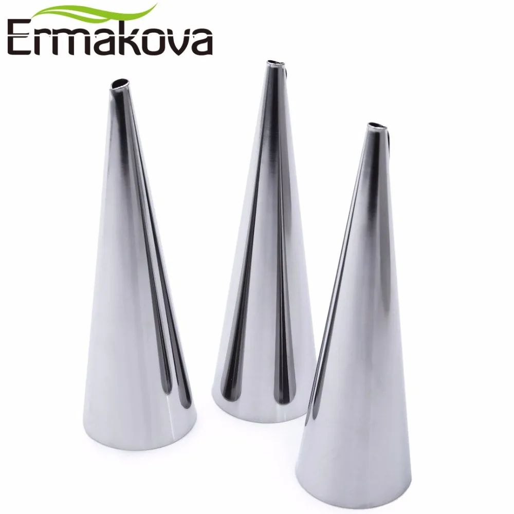 ERMAKOVA набор из 12 небольших размеров кондитерский крем Рог форма нержавеющей стали