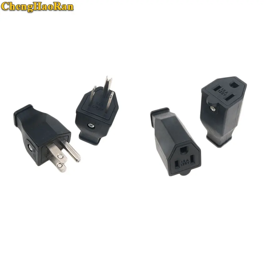 Американский 3-контактный промышленный Электрический штекер переменного тока