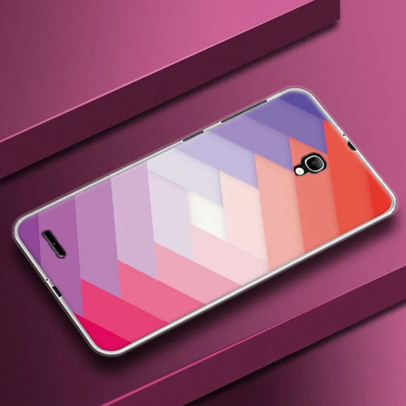 Мягкий чехол для телефона из ТПУ с экзотическим природным пейзажем Alcatel Pop 2 7044