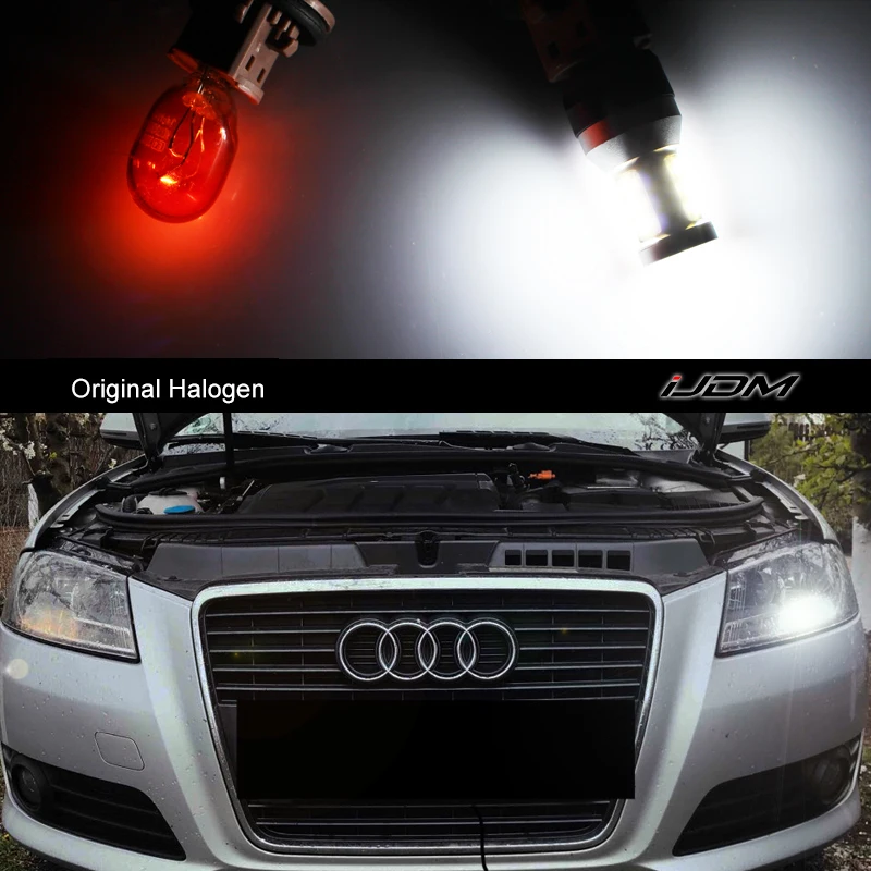 Gtinдиагностика CANBUS H16 5202 PS19W PSY24W 12-SMD светодиодный лампы для 2008-up Audi A3 8P DRL дневные ходовые лампы, ксенон, белый, красный, янтарный (art.: 3920c2ceedc90) - 3920c2ceedc90