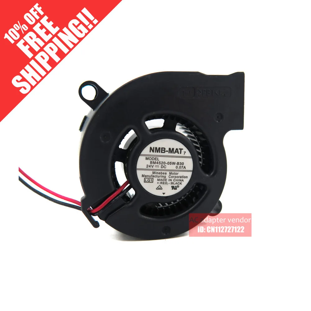 

NEW NMB 4520 24V 0.07A BM4520-05W-B30 turbo projector cooling fan