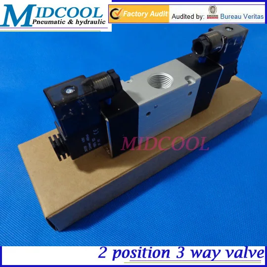 

Solenoide Valvula Boutique Solenoid Valve 3V220-06,1/8,AC220V ,3/2 way Double Coil Solenoid Valve