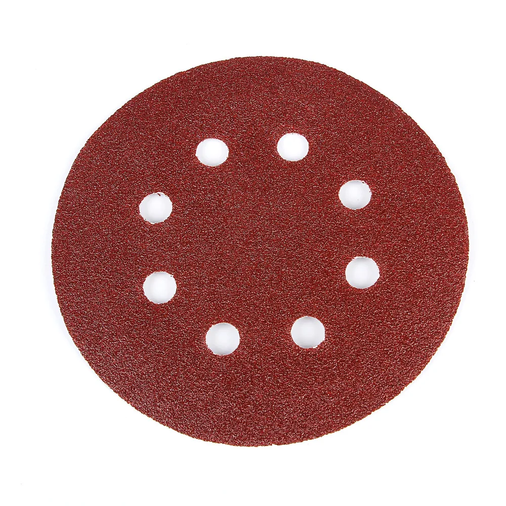 Шлифовальный диск зернистость 50 шт./компл. 5 дюймов 8 отверстий 80/120/180/240/320|sanding
