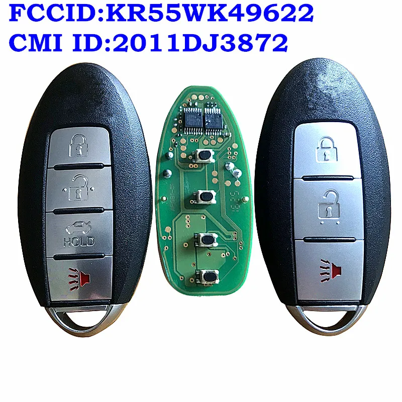 Новый БЕСКЛЮЧЕВОЙ смарт брелок для Nissan Altima Maxima Murano 07 14 KR55WK48903 KR55WK49622 строка 315