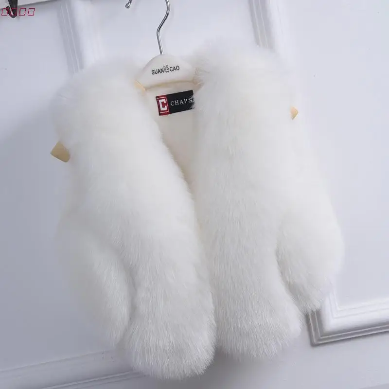 Для маленьких девочек возраст Размеры на 2 3 4 5 6 7 лет T свадьба жилет Искусственный