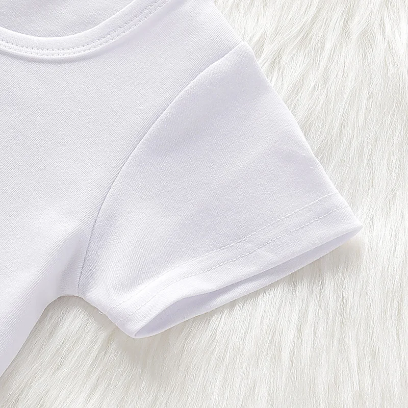 Летняя футболка с короткими рукавами и принтом радуги дождя для маленьких