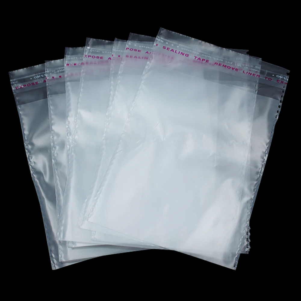 Матовая самоклеящаяся сумка прозрачная пластиковая упаковка для