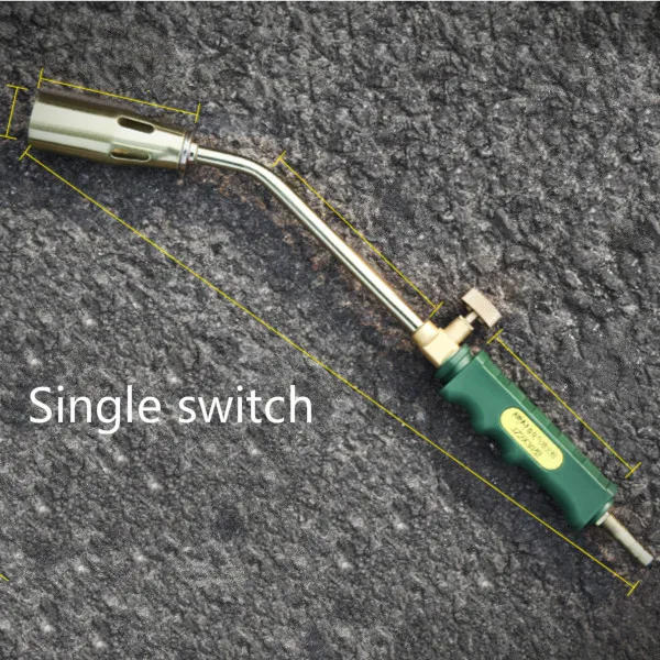 

50mm single switch Liquefied gas burner gas gun butane gas barbecue household waterproof high temperature flame thrower