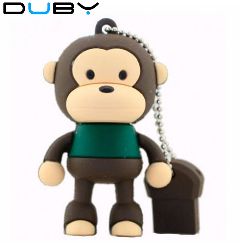 DUBY USB флэш накопитель милые обезьянки из мультфильма 4 ГБ 8 оперативной памяти 16 Гб