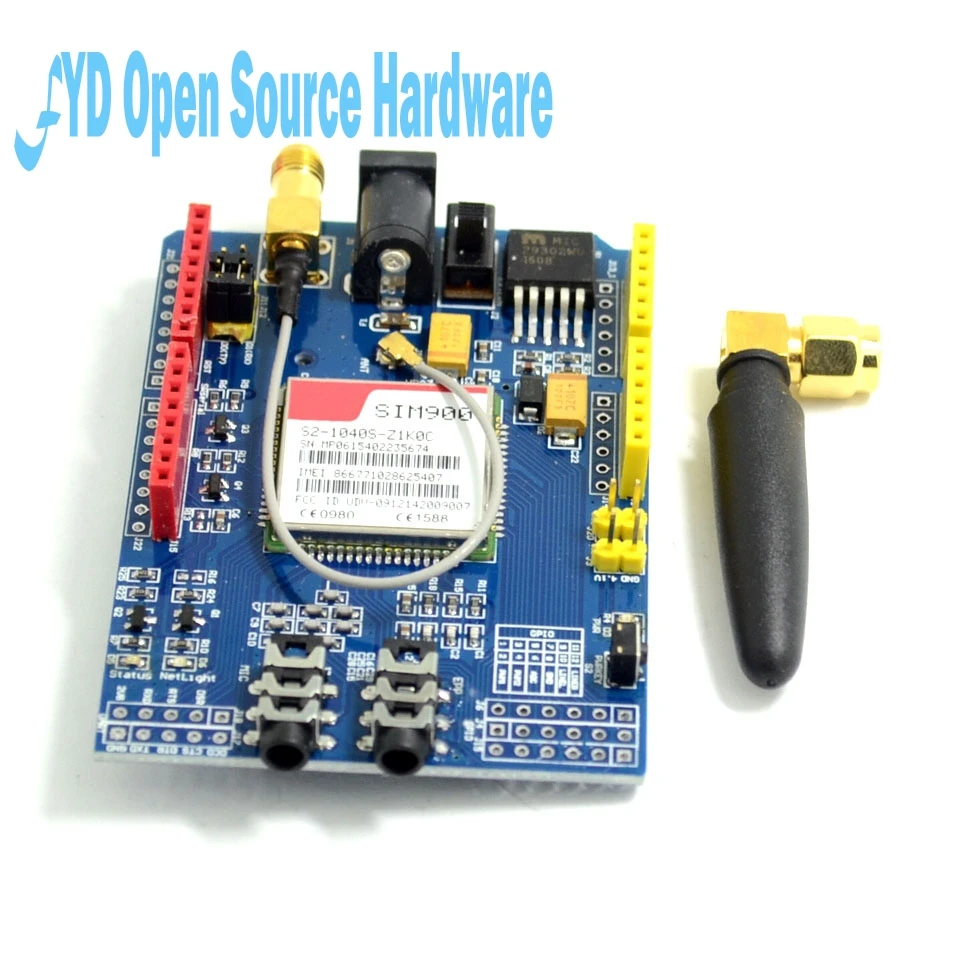 SIM900 GPRS/GSM щит макетная плата четырехдиапазонный модуль для arduino совместим с UNO MEGA 2560