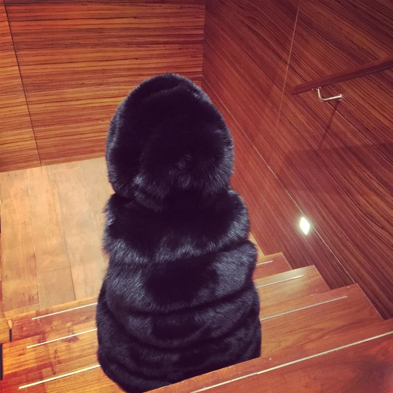 Лучшая Толстая Женская Шуба из натурального Лисьего меха женская шуба куртка с