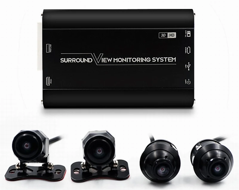 Ouchuangbo 3D 1080P Автомобильная система парковки с углом обзора 360 градусов 4 канальный