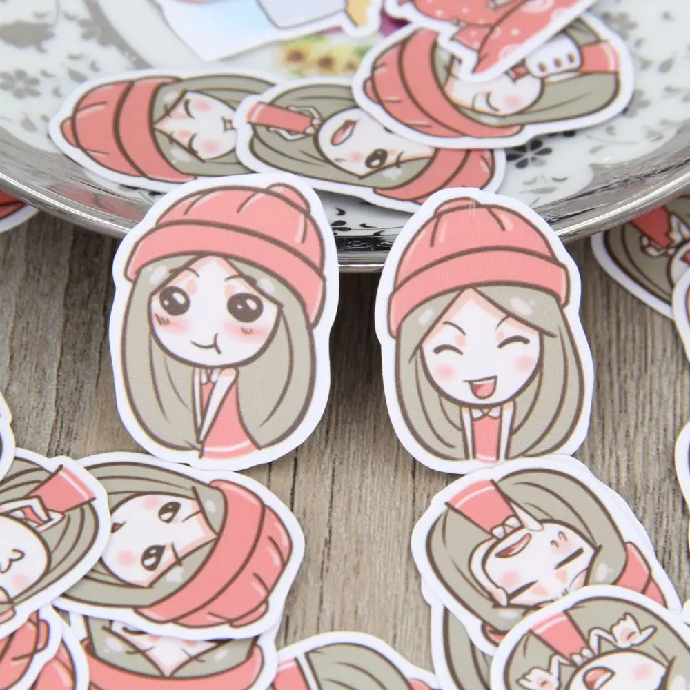 40 шт футболка с забавным мультипликационным принтом наклейки для скрапбукинга