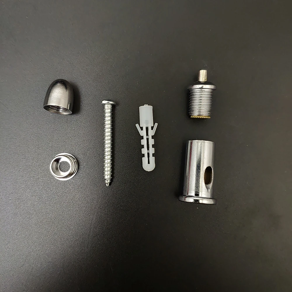 

4 Packs Fixed screw /Hanging wire fitting For steel cable fasten/ lifting Stainless steel Rope /Used without ceiling.