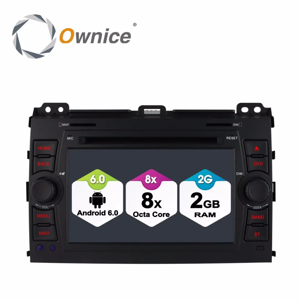 4G LTE SIM HD 120x2002 2 Гб ОЗУ Восьмиядерный телефон для Toyota Land Cruiser Prado 2009 GPS Радио стерео|car