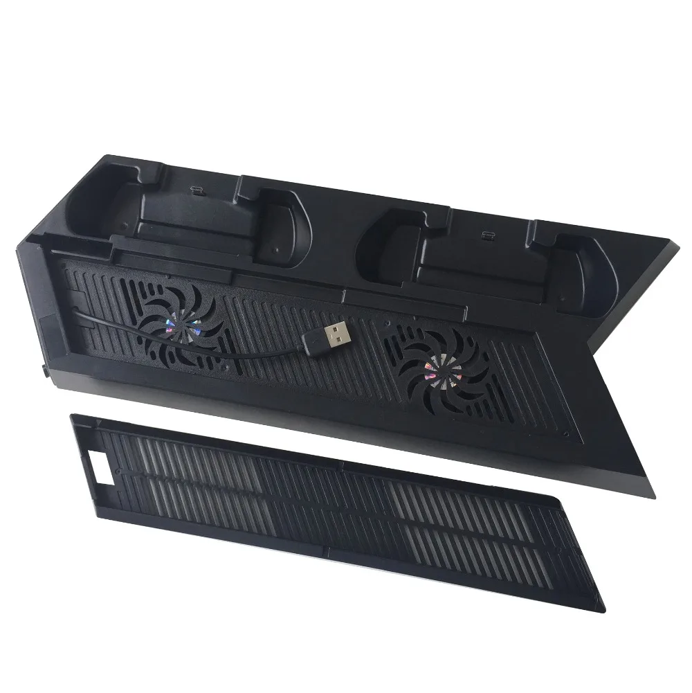 2 в 1 вертикальный стоячий вентилятор для охлаждения зарядное устройство Ps4/ps4 Slim