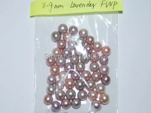 Круглый полуперфорированный натуральный пресноводный жемчуг класса ААА 8-9 мм |