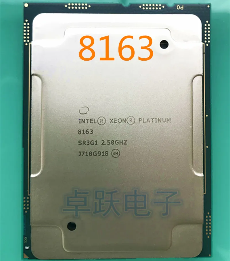 Intel Xeon LGA 3647 Platinum 8163 официальный ЦП 24/48 с тактовой частотой 2,5G