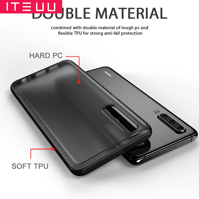 Матовый противоударный чехол ITEUU из ТПУ для Huawei P30 PRO LITE чехол-накладка | Мобильные