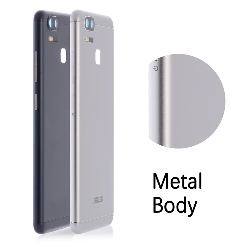 Задняя крышка для ASUS ZenFone 3 Zoom ZE553KL на батарею черный