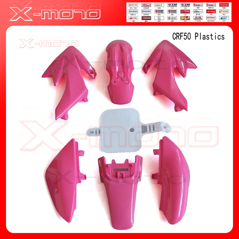 New Red /Blue/BLACK/White/ PLASTIC KIT FENDER For CRF50 XR50 70 SDG SSR Pro 50c 110cc 125cc Dirt Pit Bike |