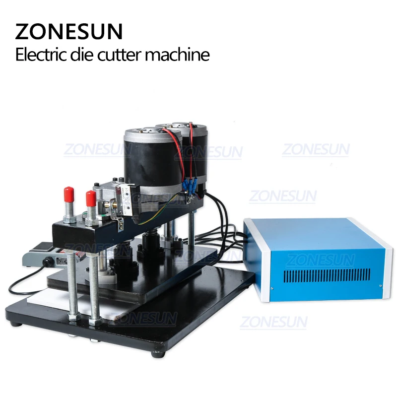 ZONESUN 35x22 см электрическая машина для высечки кожи фотобумага ПВХ/Эва лист форма