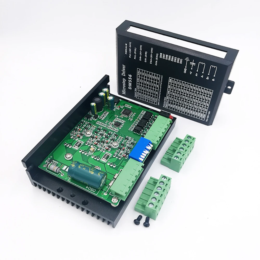 Nema23 1.2NM 56 мм шаговый двигатель турбины червячный редуктор RV30 скорость редуктор 5.6A DM556 привод комплект преобразования 90 градусов для ЧПУ