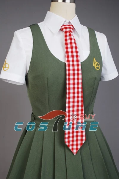 Аниме Супер Dangan Ronpa 2 Danganronpa Mahiru Koizumi Косплей Костюм Школьная форма белая рубашка