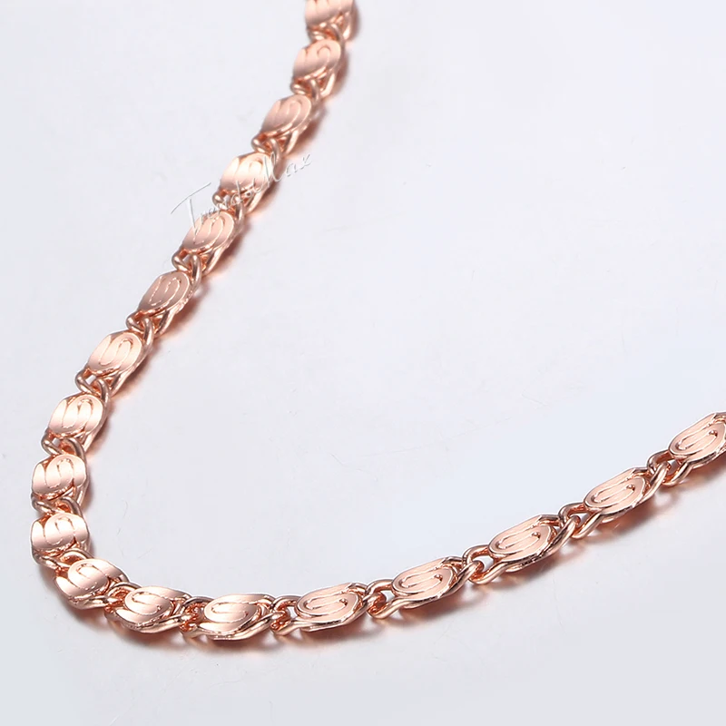 Женское и мужское ожерелье из серебра 585 пробы 4 мм|jewelry wholesale|wholesale jewelrynecklace chain |