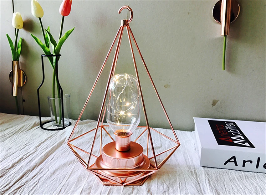 Ретро цветной Железный Лофт Deskt лампа Декор настольная ночник лампа Edison лампа USB спальня прикроватная батарея настольная лампа подарок