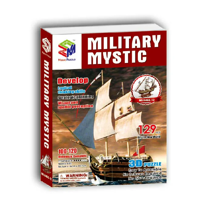 Креативная игрушка милитари мистический таинственный пират Корсар корабль 3D