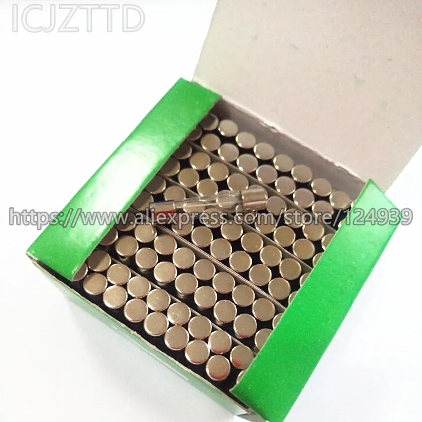 100 шт./корт. 250 В 6X30 0.1A 0.25A 0.5A CCC новые оригинальные F0.1A F0.25A F0.5A 6 мм * 30 6x30мм