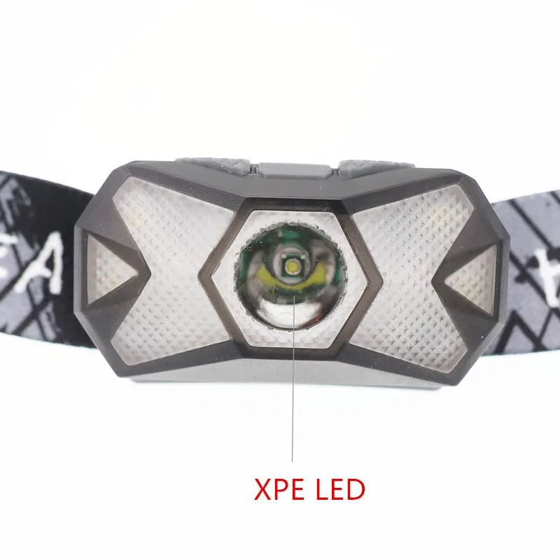 5000LM XPE светодио дный светодиодный мини налобный фонарь красный белый фара USB