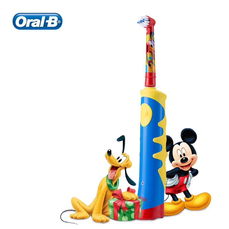 Оригинальная электрическая зубная щетка Oral B Kid с мягкой головкой музыкальным