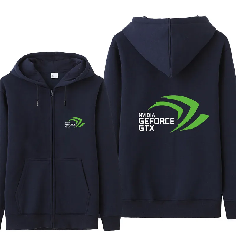 as picture cpu Nvidia Толстовка толстовки для мужчин осеннее пальто пуловер флисовая куртка унисекс человек cpu Nvidia толстовки HS-060 - Цвет: as picture