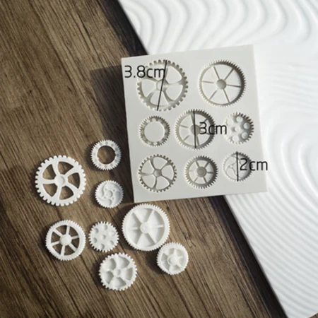 YX0244 Watches Instrument Parts Mould Silicone Mold Fondant Cake Decorating Tool Gumpaste Sugarcraft Chocolate Forms Bakeware - Цвет: YX0244
