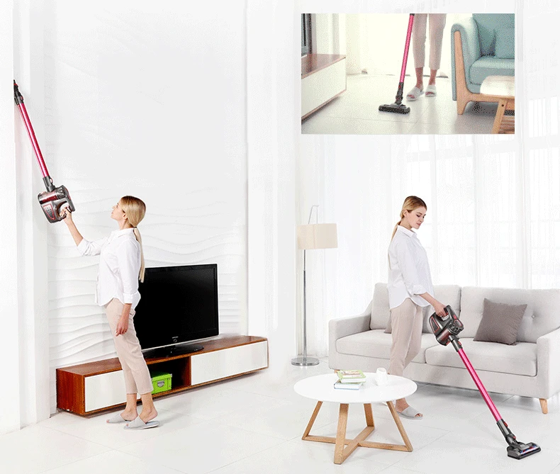 Handheld Wireless Vacuum Cleaner Household High Suction Mute Charging Detachment Machine Cordless Machine