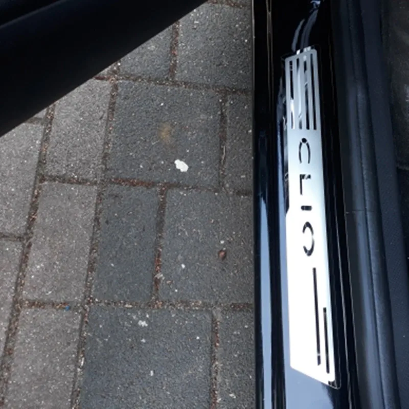 Новая Накладка на порог из нержавеющей стали CLIO IV защитная автомобиля для Renault 4