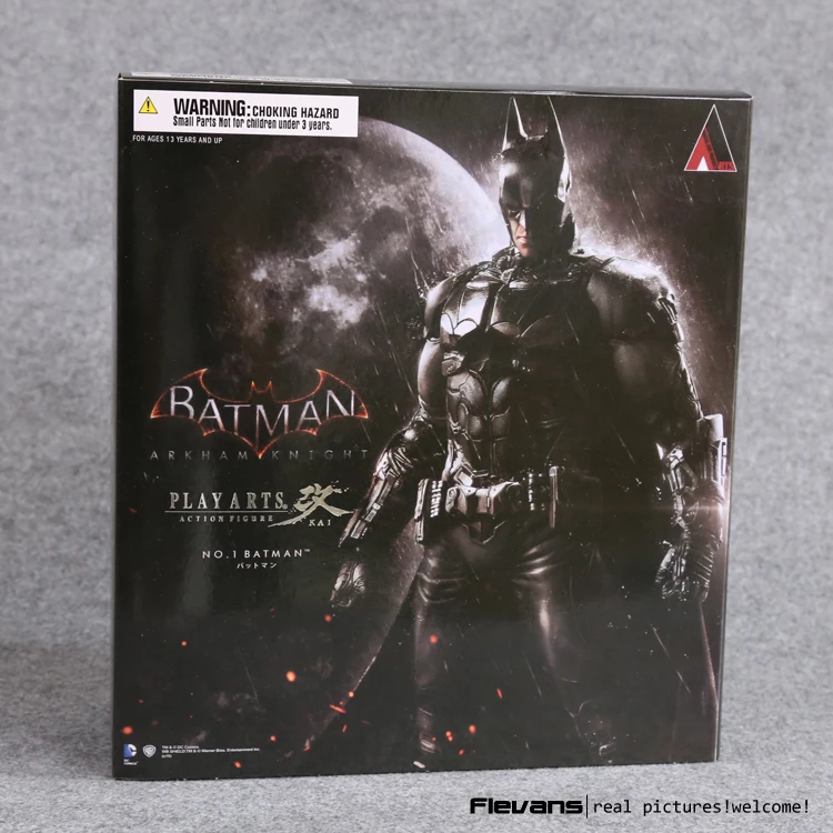 Play Arts KAI Batman Arkham Knight ПВХ фигурка Коллекционная модель игрушки 27 см