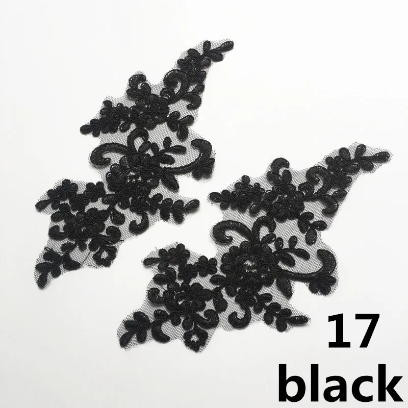 ASHION DIY Цветная Кружевная аппликация нашивка свадебное платье аксессуары для